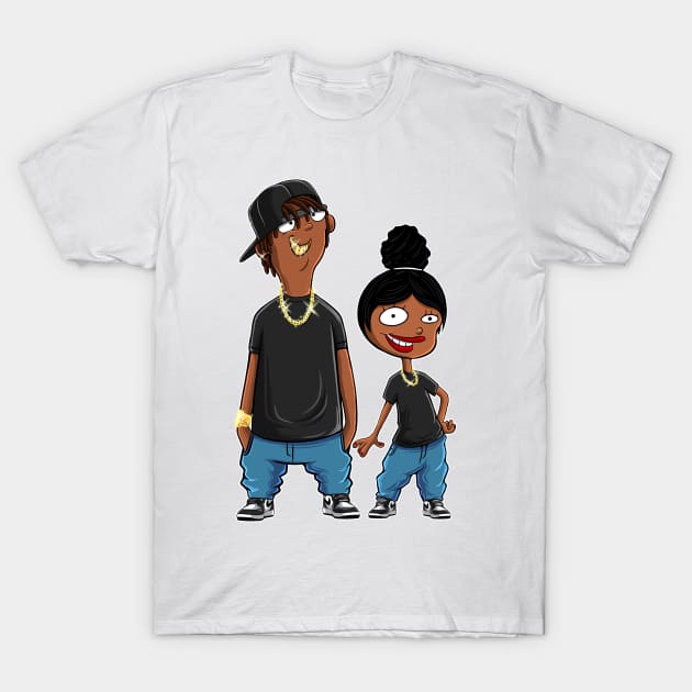 Couple T-Shirt by Floridart